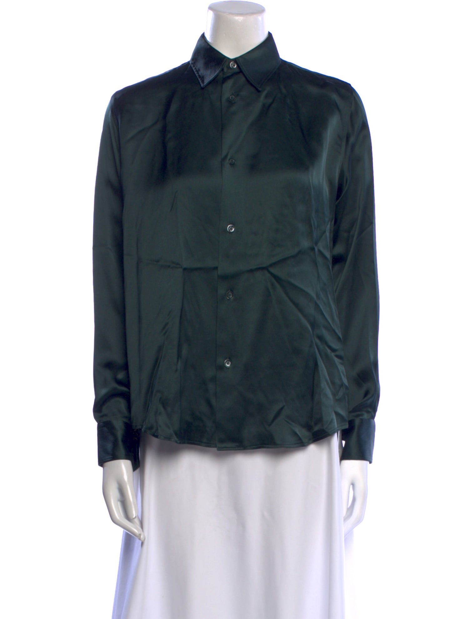 AMI Alexandre Mattiussi Long Sleeve Button-Up Top