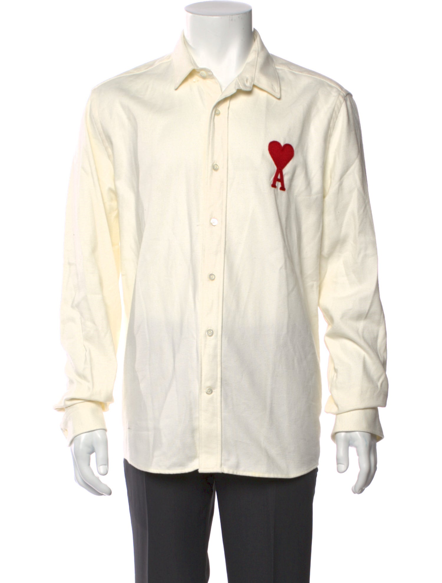 AMI Alexandre Mattiussi Striped Long Sleeve Shirt