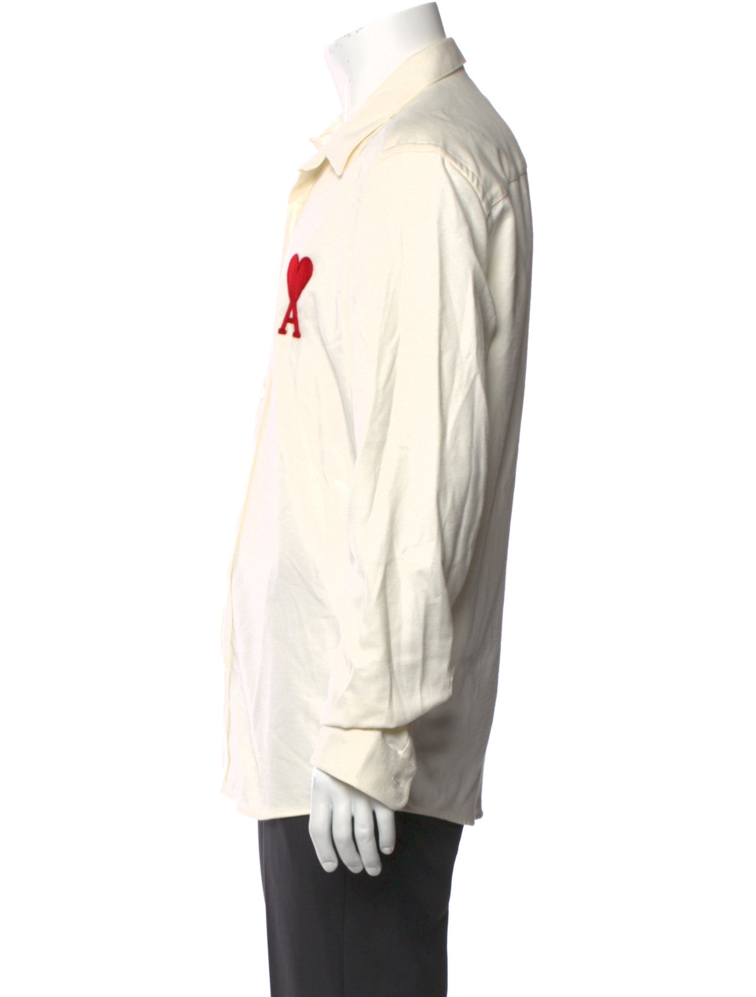 AMI Alexandre Mattiussi Striped Long Sleeve Shirt