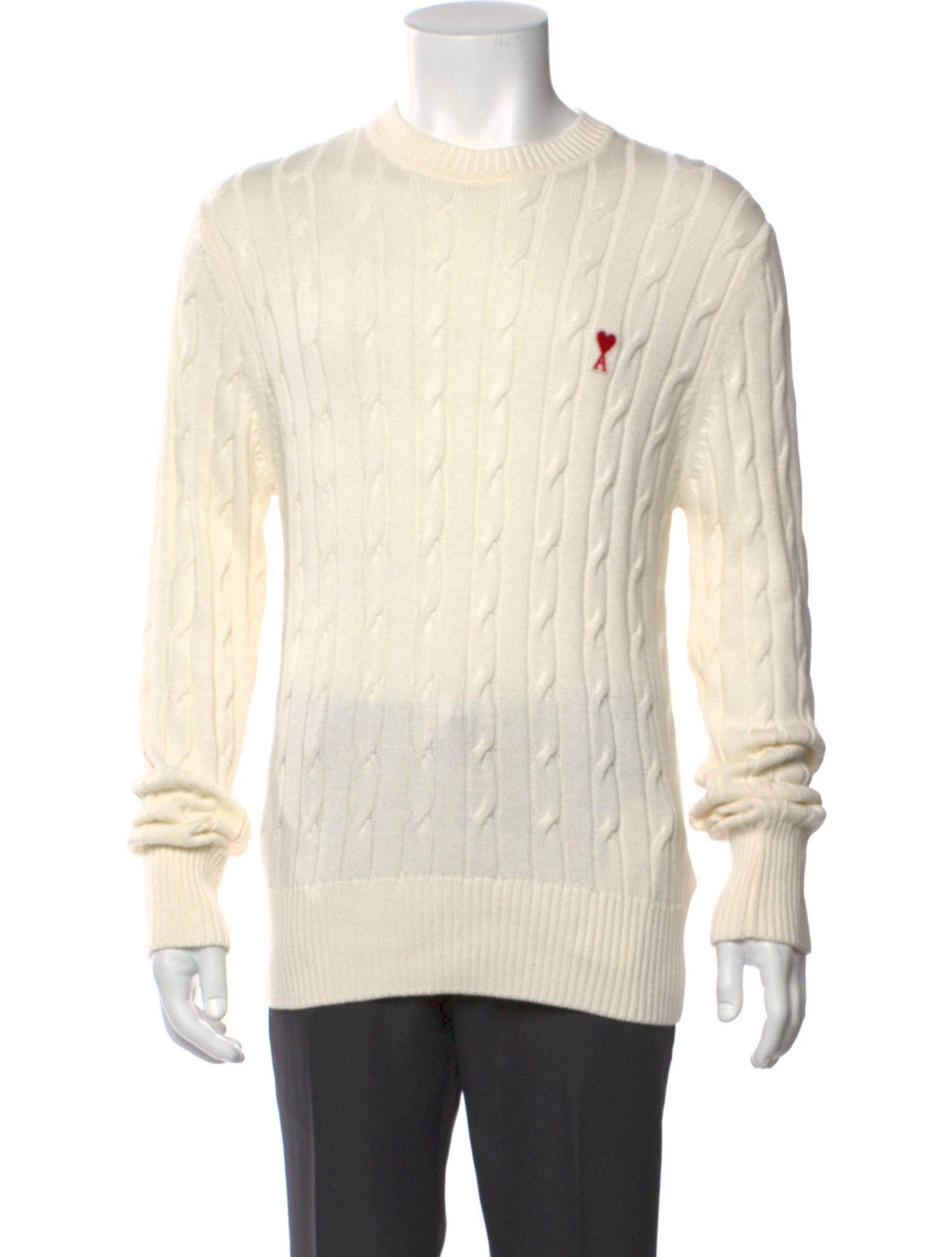 AMI Alexandre Mattiussi Crew Neck Long Sleeve Pullover