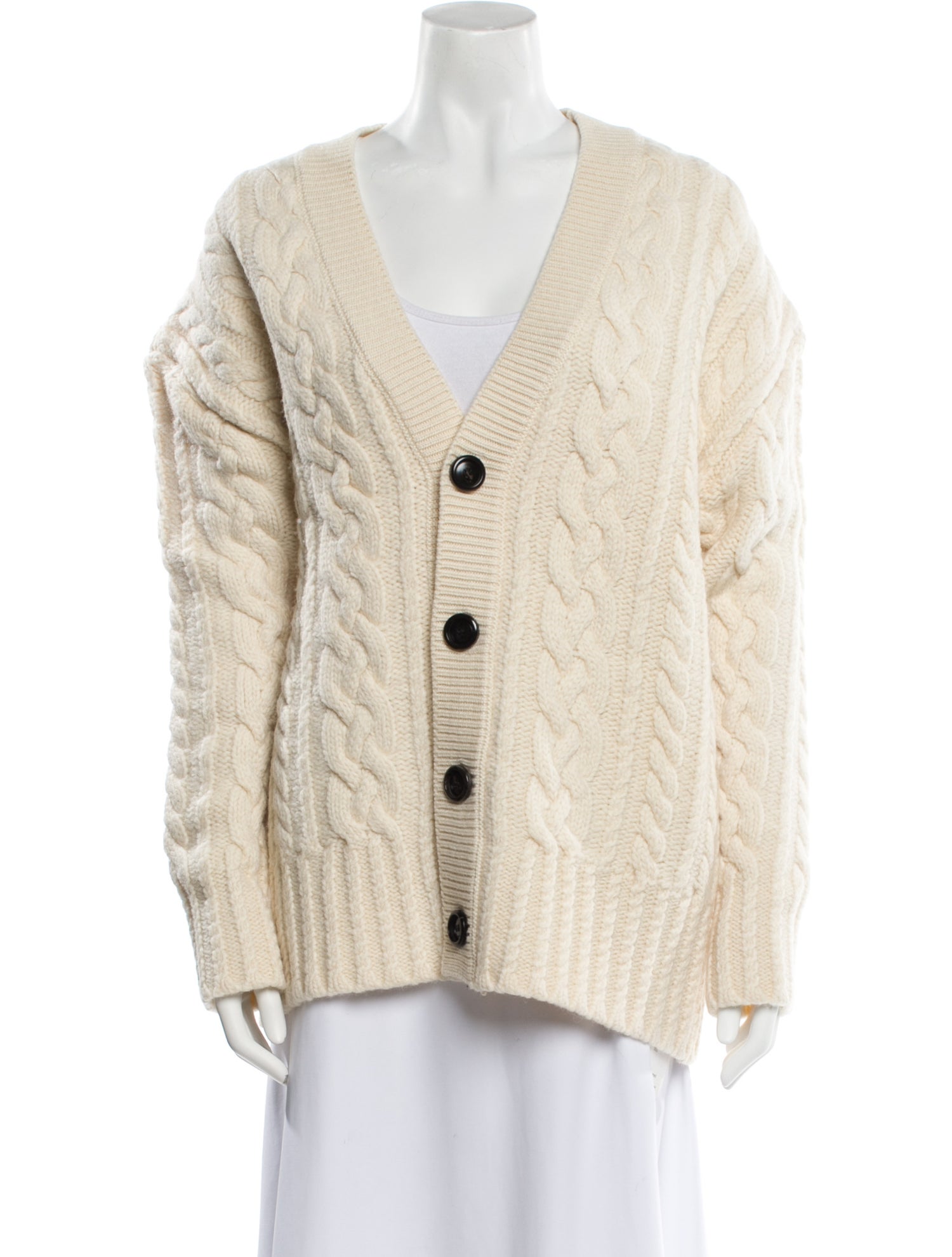 AMI Alexandre Mattiussi Virgin Wool V-Neck Sweater