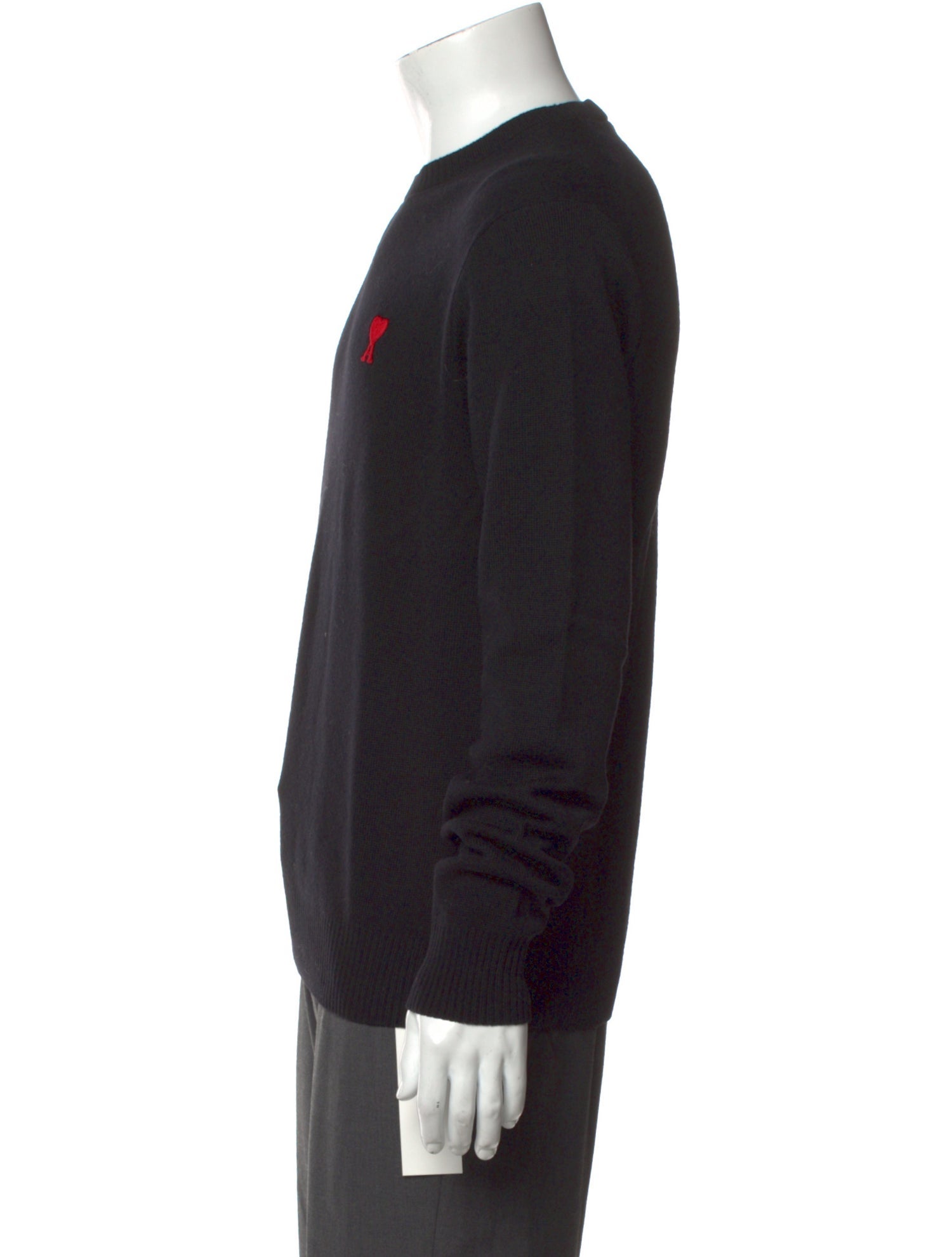 AMI Alexandre Mattiussi Merino Wool Crew Neck Pullover