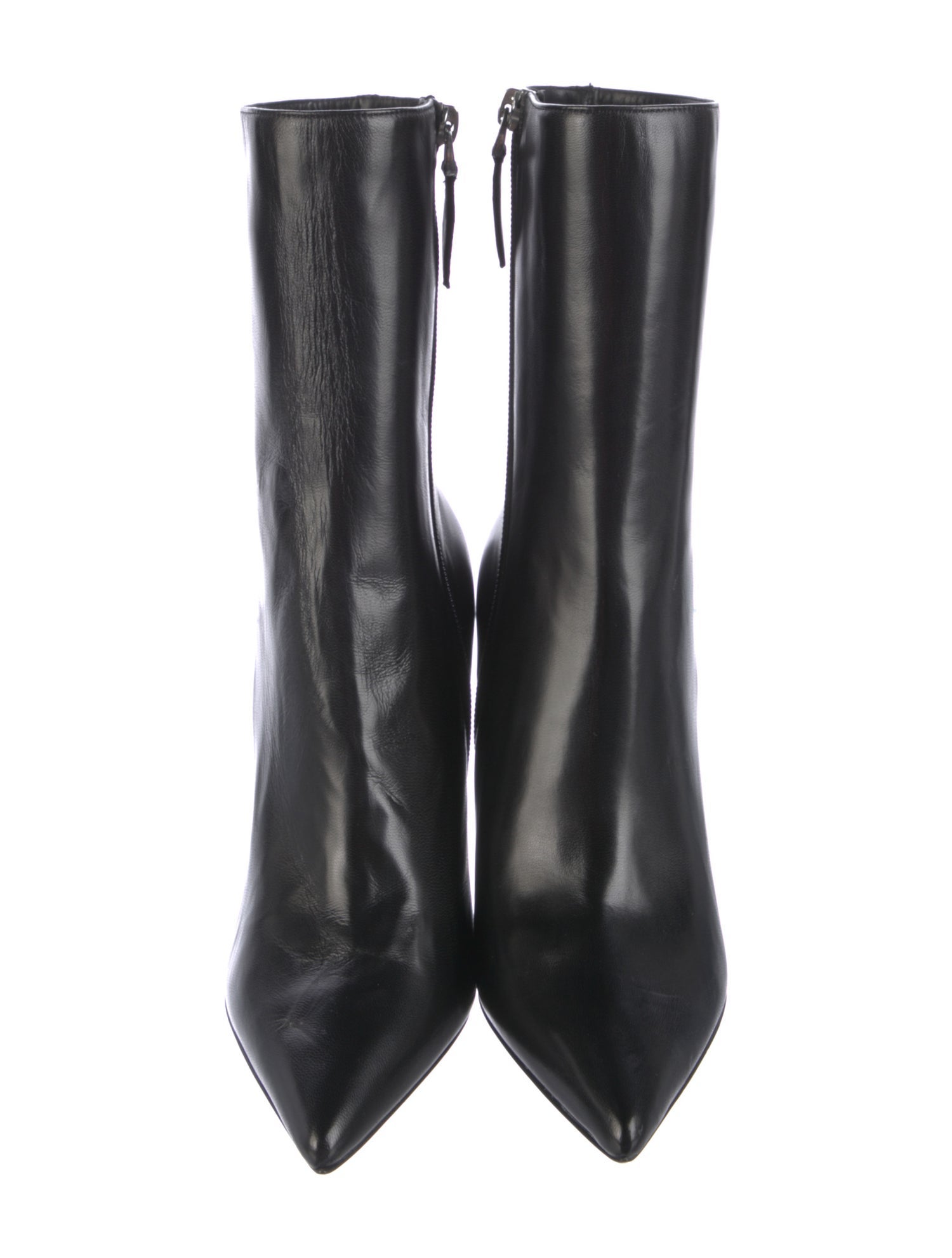 Amina Muaddi Giorgia Leather Boots