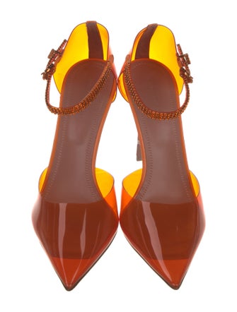 Amina Muaddi 2022 PVC D'Orsay Pumps