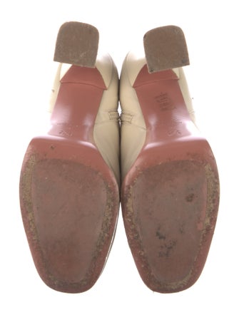 Amina Muaddi Leather Boots