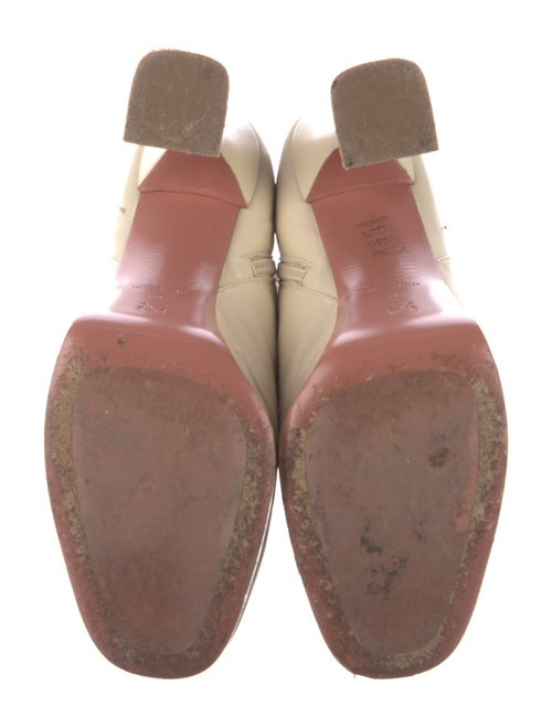 Amina Muaddi Leather Boots