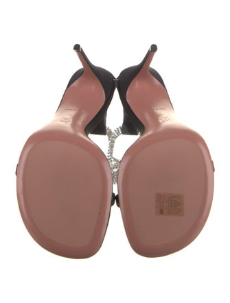 Amina Muaddi Giorgia Sandals Satin Sandals
