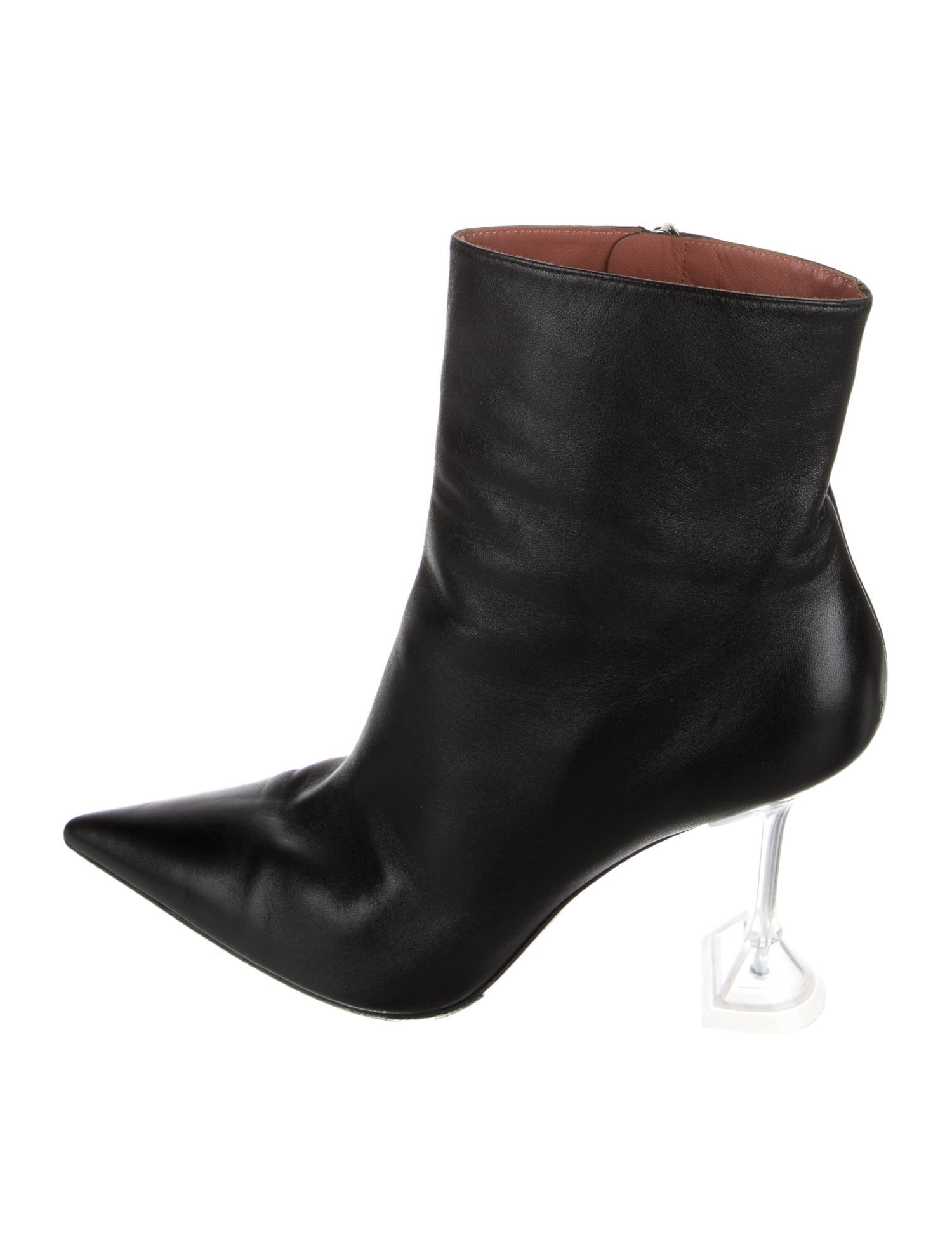 Amina Muaddi Giorgia Leather Boots