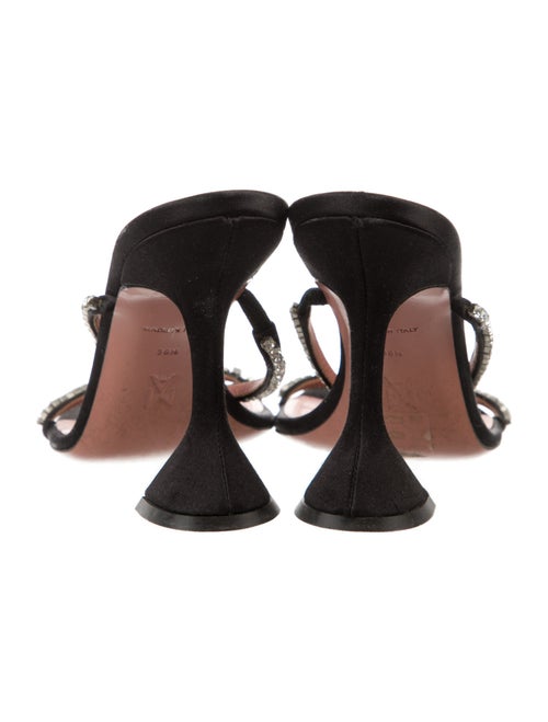 Amina Muaddi Gilda Satin Slides