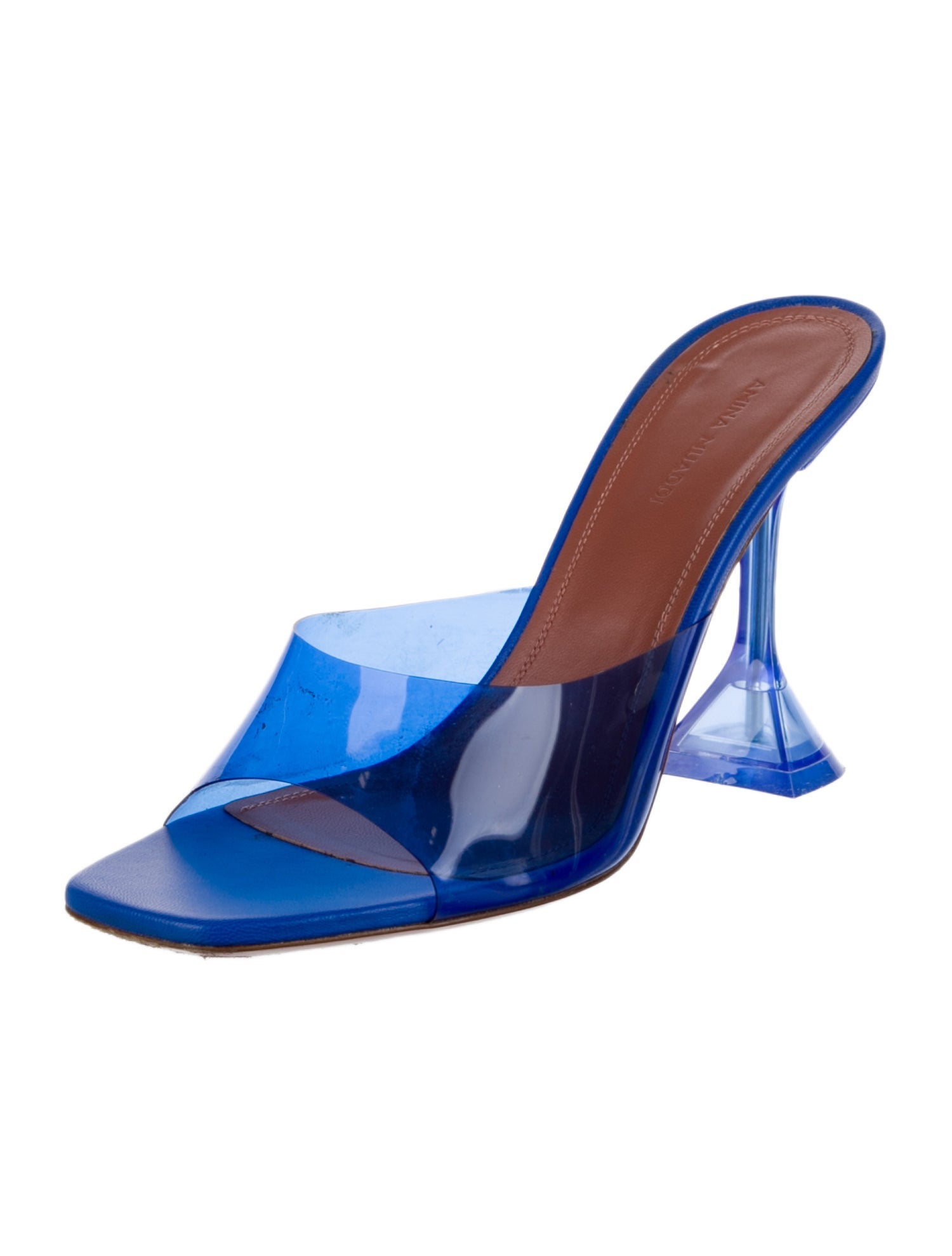 Amina Muaddi PVC Slides