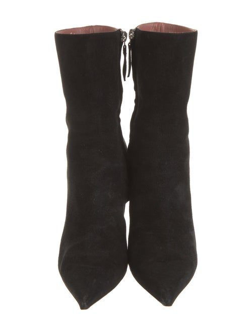 Amina Muaddi Suede Sock Boots