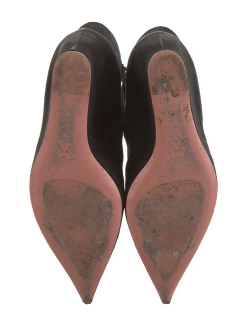Amina Muaddi Suede Sock Boots
