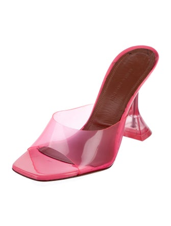 Amina Muaddi PVC Slides