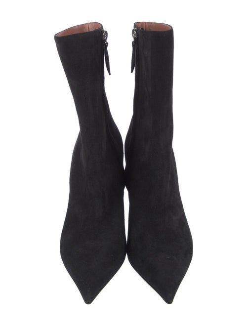 Amina Muaddi Suede Boots