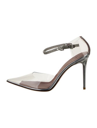 Amina Muaddi 2022 PVC Mules