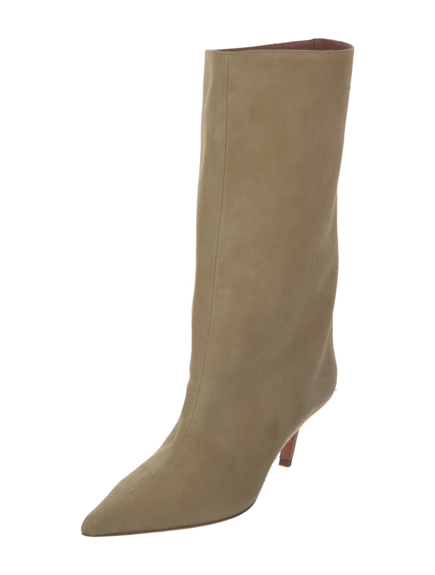 Amina Muaddi Suede Boots