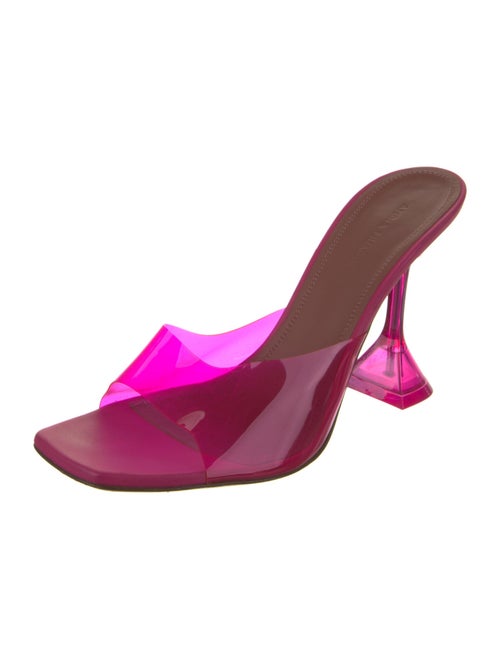 Amina Muaddi Lupita PVC Slides