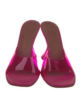 Amina Muaddi Lupita PVC Slides