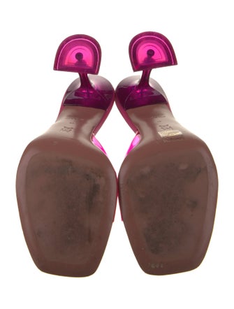 Amina Muaddi Lupita PVC Slides