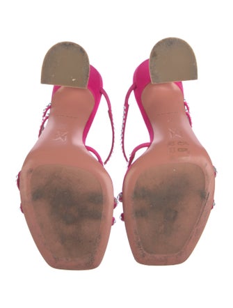 Amina Muaddi Naima Satin Slides