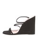 Amina Muaddi Naima Suede Sandals