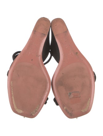 Amina Muaddi Naima Suede Sandals