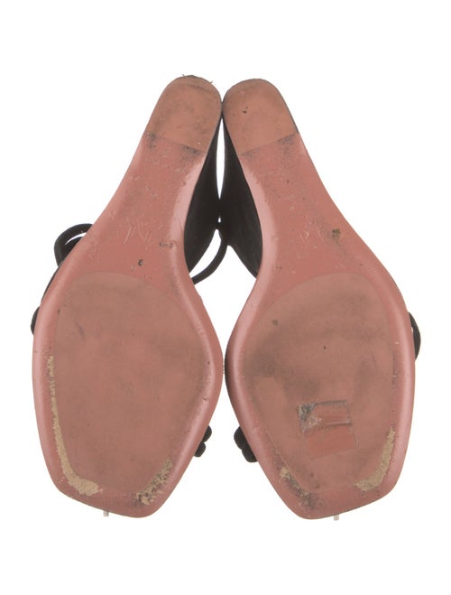 Amina Muaddi Naima Suede Sandals