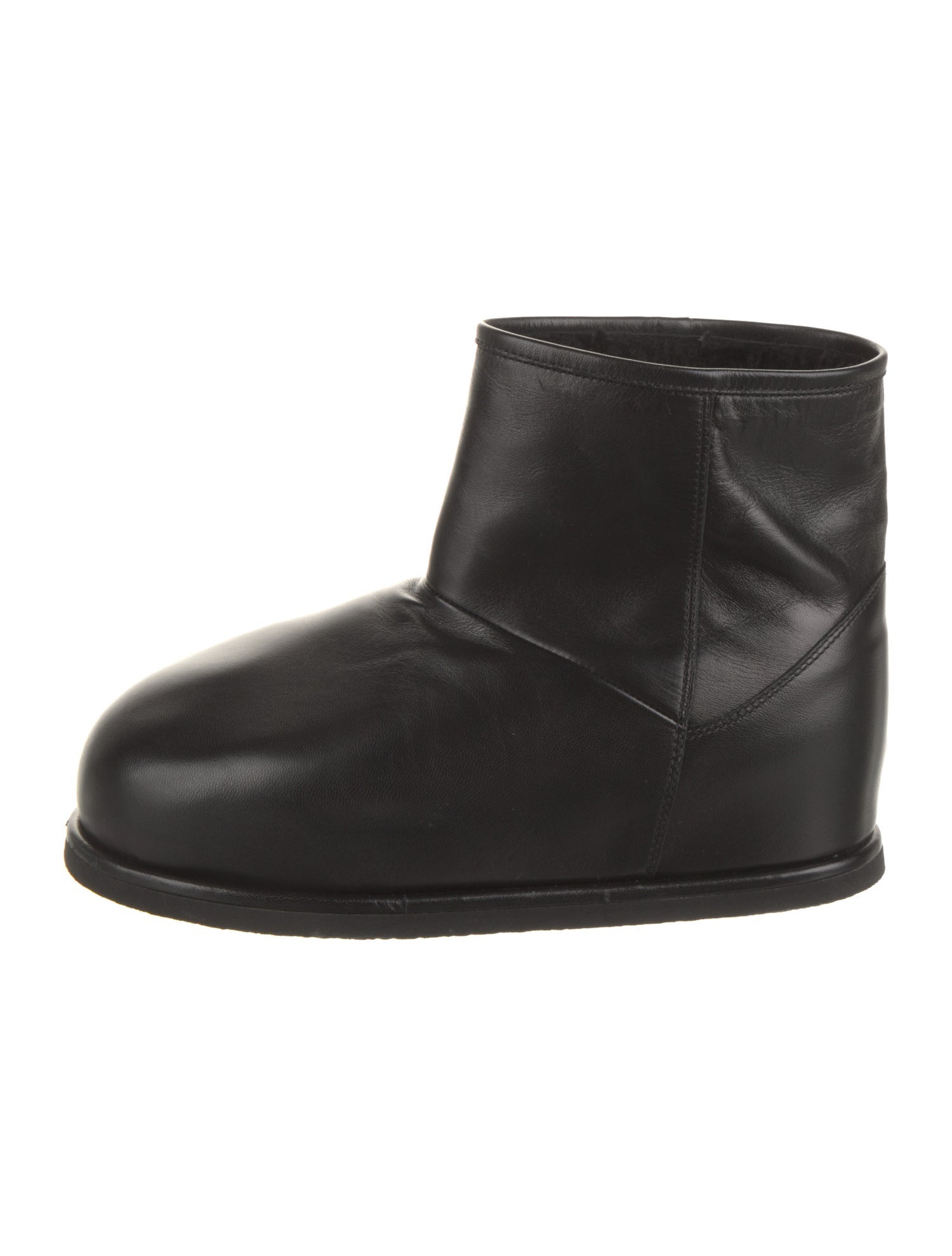 Amina Muaddi Leather Boots