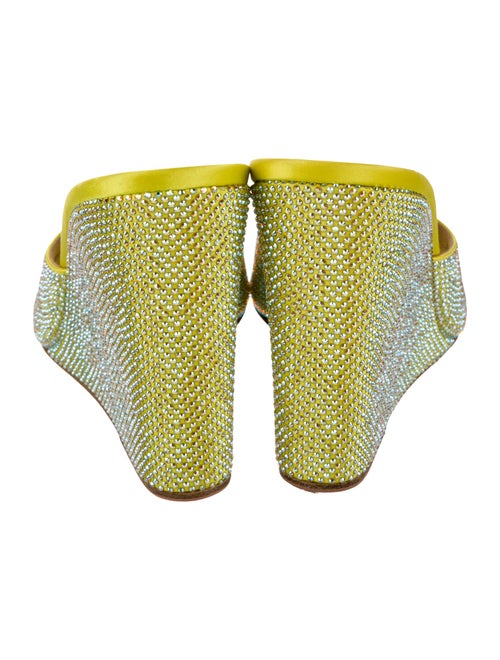 Amina Muaddi Lupita Satin Slides