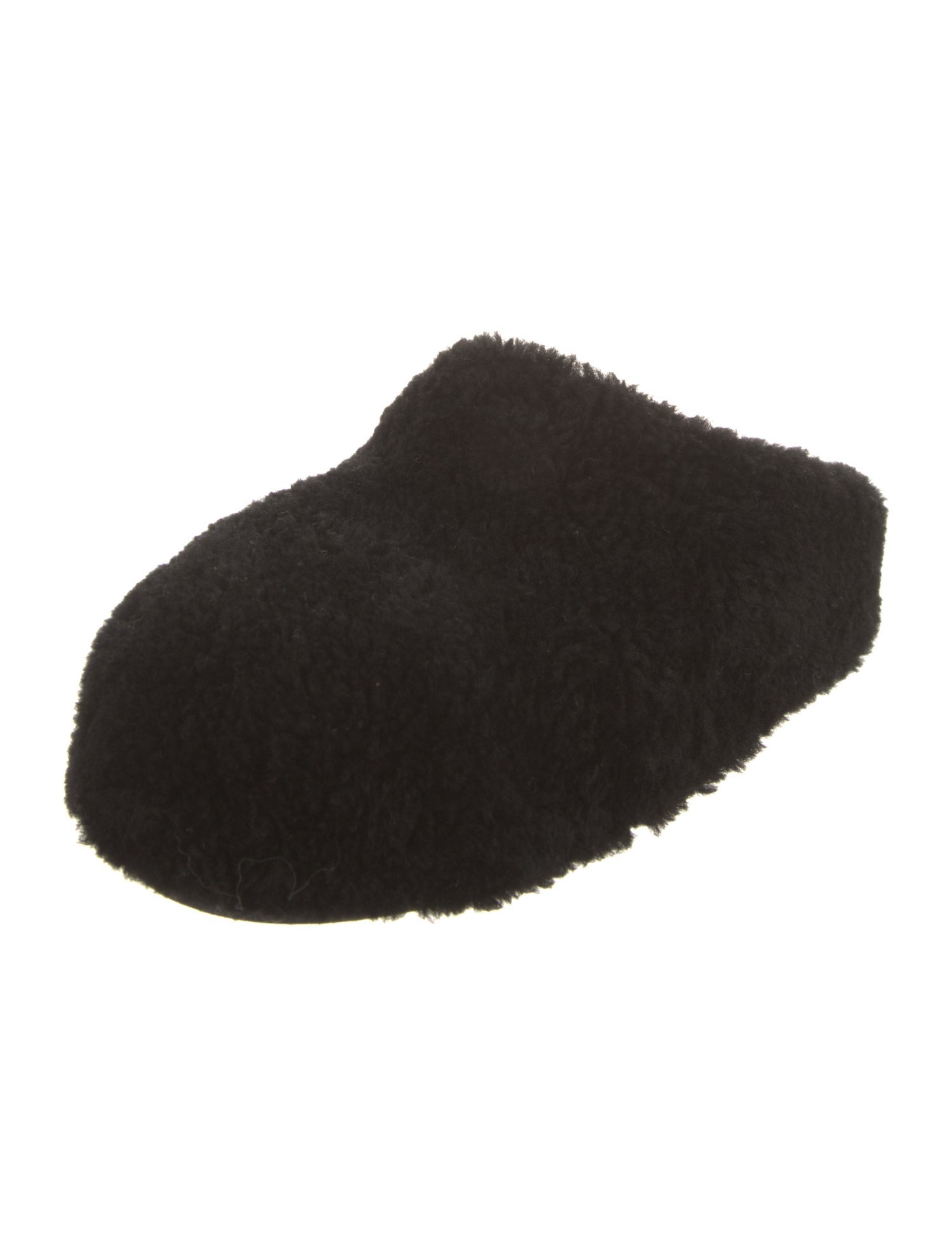 Amina Muaddi Shearling Mules