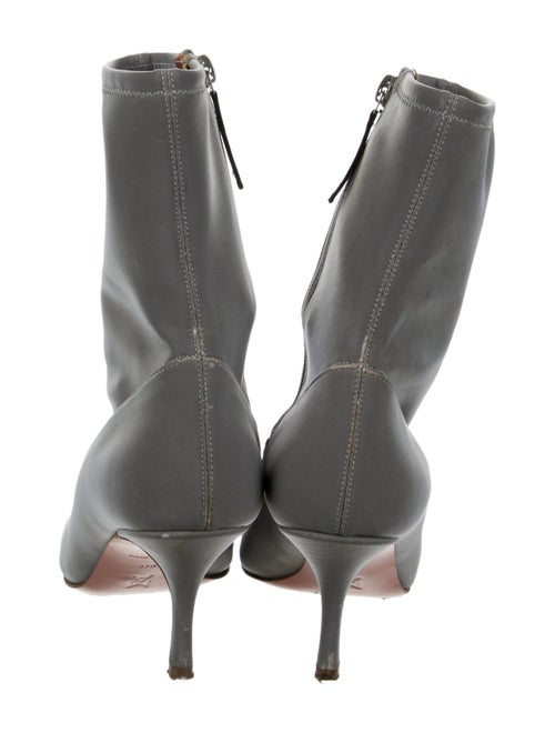 Amina Muaddi Reflective 'Lydia' Sock Boots