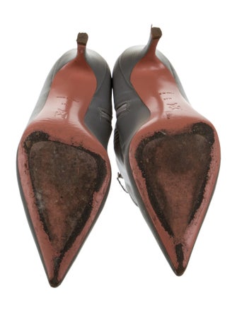 Amina Muaddi Reflective 'Lydia' Sock Boots