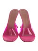 Amina Muaddi PVC Slides