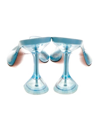 Amina Muaddi Lupita PVC Slides