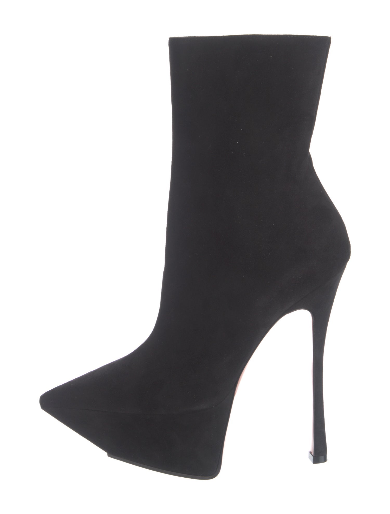 Amina Muaddi Suede Sock Boots