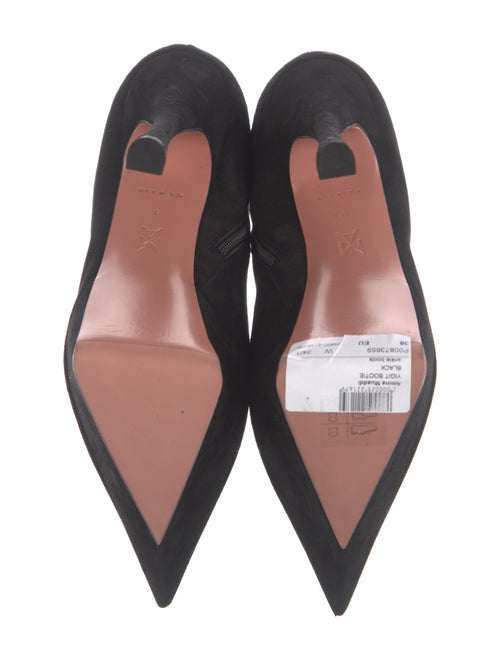 Amina Muaddi Suede Sock Boots