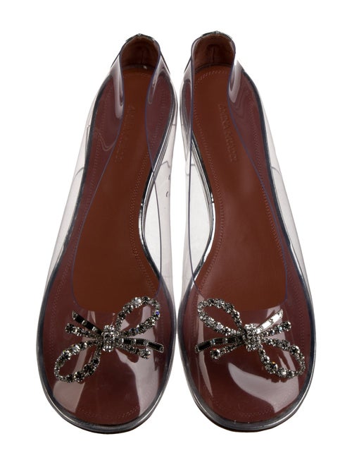 Amina Muaddi Betty PVC Flats