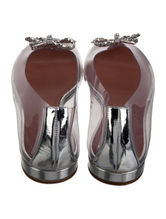 Amina Muaddi Betty PVC Flats