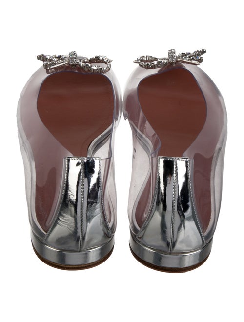 Amina Muaddi Betty PVC Flats