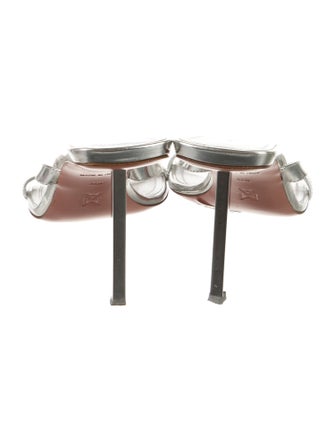 Amina Muaddi Adriana Patent Leather Slides