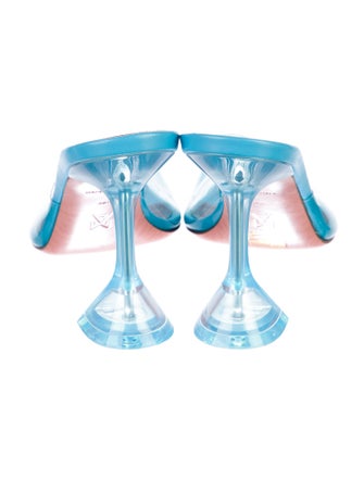 Amina Muaddi PVC Slides