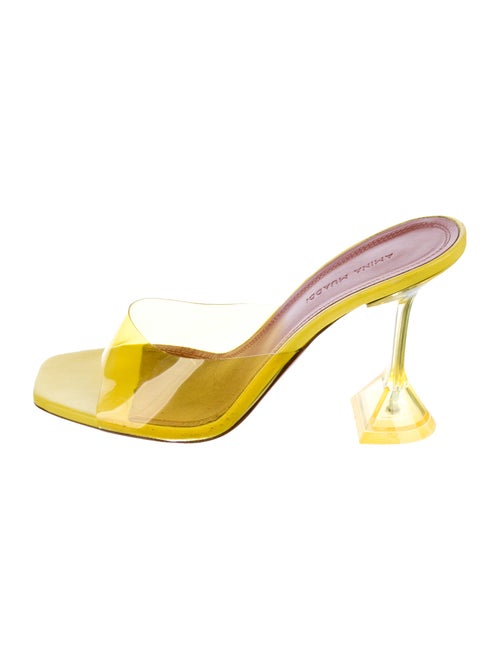 Amina Muaddi PVC Slides