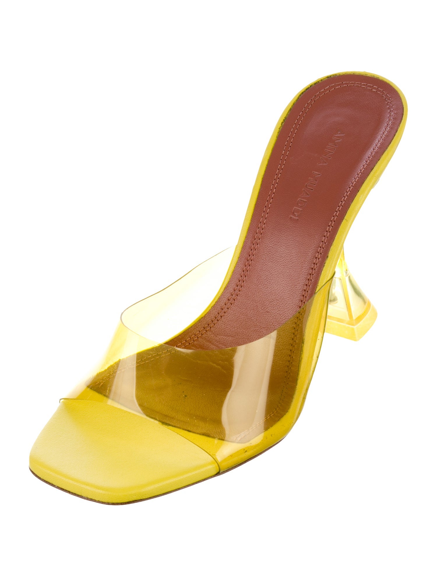 Amina Muaddi PVC Slides