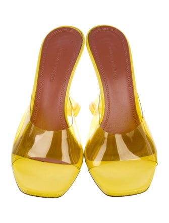 Amina Muaddi PVC Slides