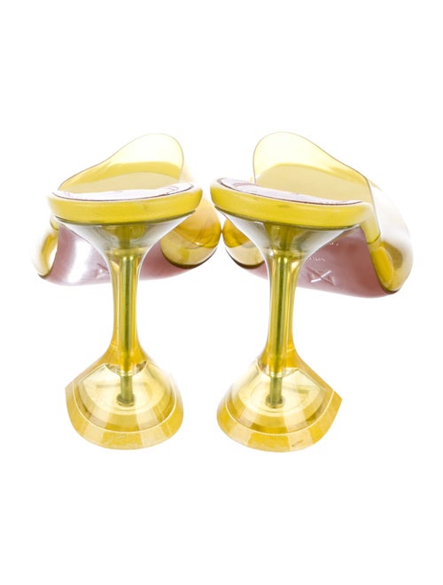 Amina Muaddi PVC Slides