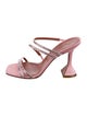 Amina Muaddi Naima Satin Sandals