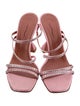 Amina Muaddi Naima Satin Sandals