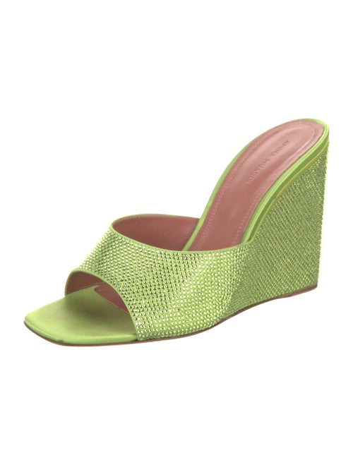 Amina Muaddi Crystal Slides