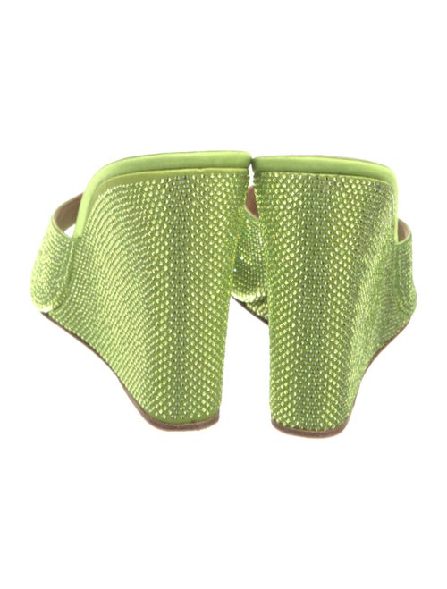 Amina Muaddi Crystal Slides