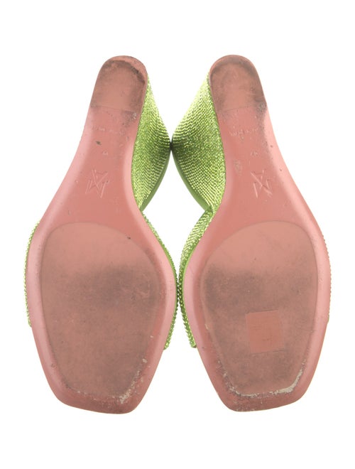 Amina Muaddi Crystal Slides